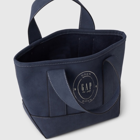 GAP X Doen Mini Vegan Suede Tote Bag - Picture 2 of 4